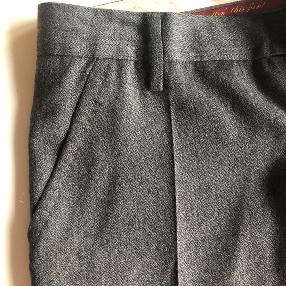 Vintage Y2K DSQUARED Cropped Low Rise Wool Trousers Y2K - Picture 2 of 11